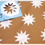 Holiday Gift Wrap DIY Stars