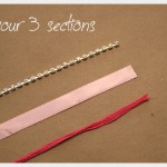 Rhinestone Braided Bracelet DIY Sections