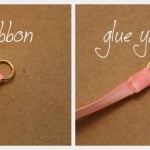 Rhinestone Braided Bracelet DIY Gluing 1
