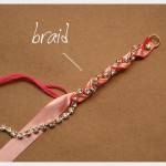 Rhinestone Braided Bracelet DIY Braiding