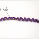 Braided Serpentine Bracelet DIY Back View