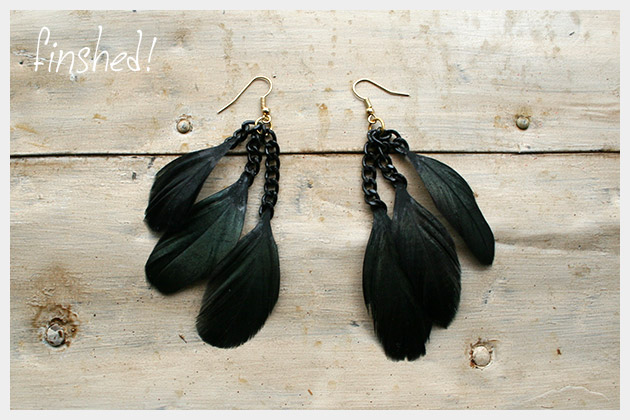 DIY Feather Earrings Supplies
