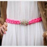 DIY Neon Braided Belt