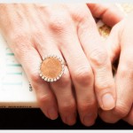DIY Penny Ring Close Up