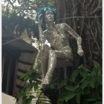 Mirrored Sculpture Playa Del Carmen