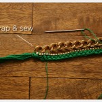 Emerald Bracelet DIY Sewing Chain