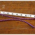 Knotted Rope Bracelet DIY Measure