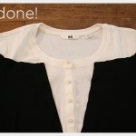 Mod Black and White T Shirt DIY