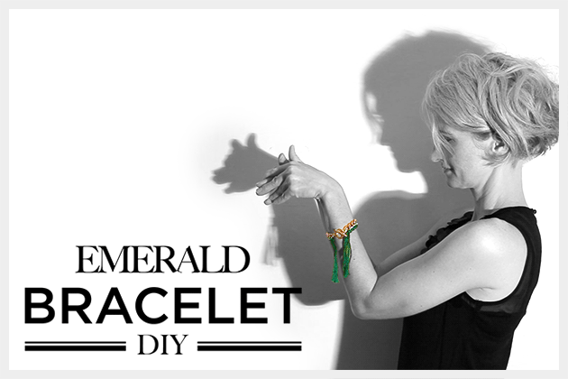 Emerald Bracelet DIY Supplies