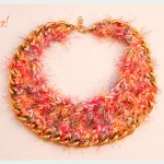 DIY Crochet Necklace Finished