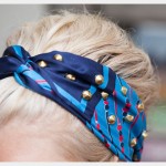 DIY Studded Turban Close Up