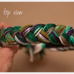 DIY Braided Headband Top View