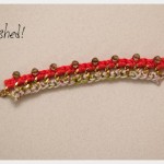 DIY Crochet Beaded Bracelet Finished