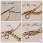 DIY Crochet Beaded Bracelet Crochet 1