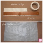 DIY Duct Tape Clutch Measuring