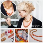 DIY Woven Chain Necklace Feature