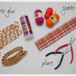 DIY Woven Chain Necklace Supplies