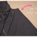 DIY Studded T Shirt Sewing Sides