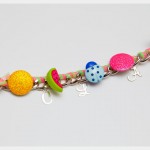 Candy Colored DIY Charm Bracelet Finished