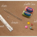 Candy Colored DIY Charm Bracelet Supplies