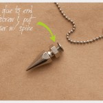 DIY Spike Necklace Closing Spike