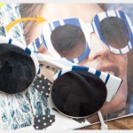 DIY Blue & White Striped Sunglasses Inspiration