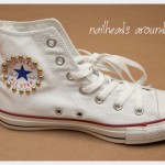 DIY Studded Converse Inner Side Finished