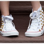 DIY Studded Converse Photo Front View