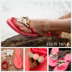 DIY Flip Flops with Paillettes Feature www.trinketsinbloom.com