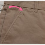 DIY Studded Shorts Marking Design