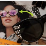 DIY Sunglasses with Silver Nailheads Inspiration
