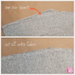 DIY Tank Top with Shoulder Fringe Sewing Side Seams