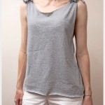 DIY Tank Top with Shoulder Fringe Photo Front