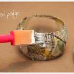 DIY Bangle Bracelet with Tape Mod Podge