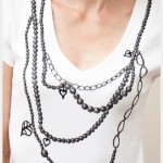 Trompe L’Oeil Necklace T-Shirt DIY Close Up