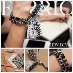 Dear Stella Fabrics DIY Woven Chain Bracelet Feature www.trinketsinbloom.com