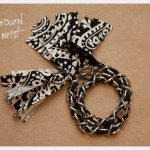Dear Stella Fabrics DIY Woven Chain Bracelet Finished