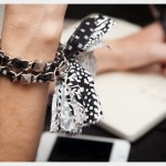 Dear Stella Fabrics DIY Woven Chain Bracelet Close Up