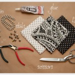 Dear Stella Fabrics DIY Woven Chain Bracelet Supplies