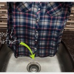 Dip Dye Plaid Shirt Wet Your Shirt