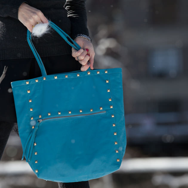 Studded Bag DIY