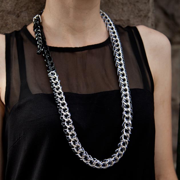 Chain Belt Necklace DIY