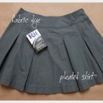 Dip Dye Pleated Skirt DIY Supplies