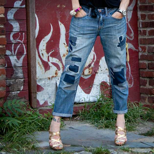 FIX Holes in Jeans in 5 Minutes or Less, Repair Ripped and Torn Jeans