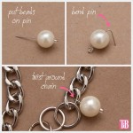 Large Chain and Pearl Necklace DIY Prepping the Pearls