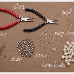Large Chain and Pearl Necklace DIY Supplies