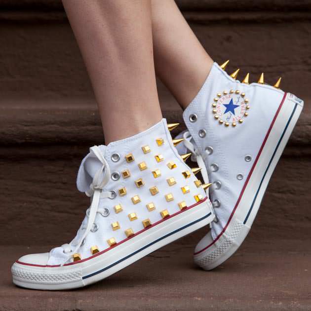 DIY Studded Converse