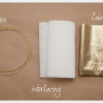 DIY Gold Hair Tie Supplies