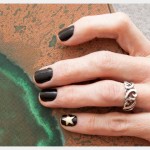 Gold Star Manicure DIY Photo by Trinkets in Bloom