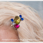 Rhinestone Hair Pin DIY Close Up by Trinkets in Bloom
